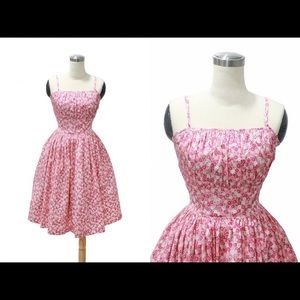 ModCloth pink floral dress